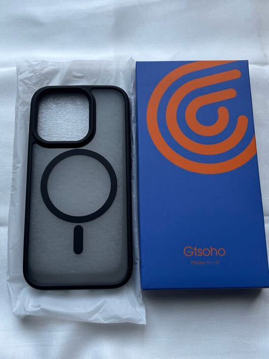 Gtsoho iPhone 15 Pro ケース 用 ケース 半透明 マグネット搭載 ワイヤレス充電 耐衝撃 耐久性 全面保護 ストラップホール付き_画像7