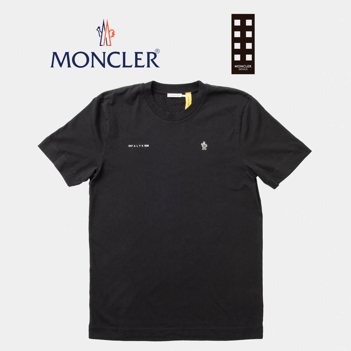 　◆新品◆モンクレール ジーニアス【Moncler Genius】MAGLIA T-shirt 半袖 Tシャツ 1017 ALYX 9SM ブラック サイズ：M 8C71340