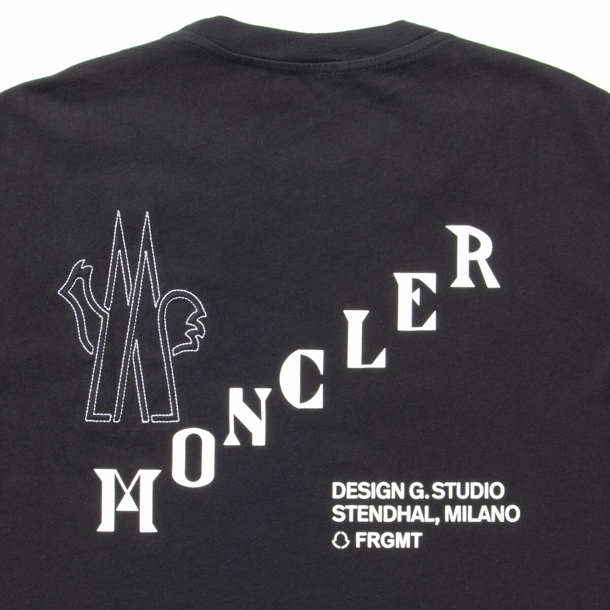  ◆新品◆モンクレール ジーニアス【Moncler Genius】MAGLIA T-shirt ロンT Fragment フラグメント 藤原ヒロシ ブラック L 8D00003の画像4