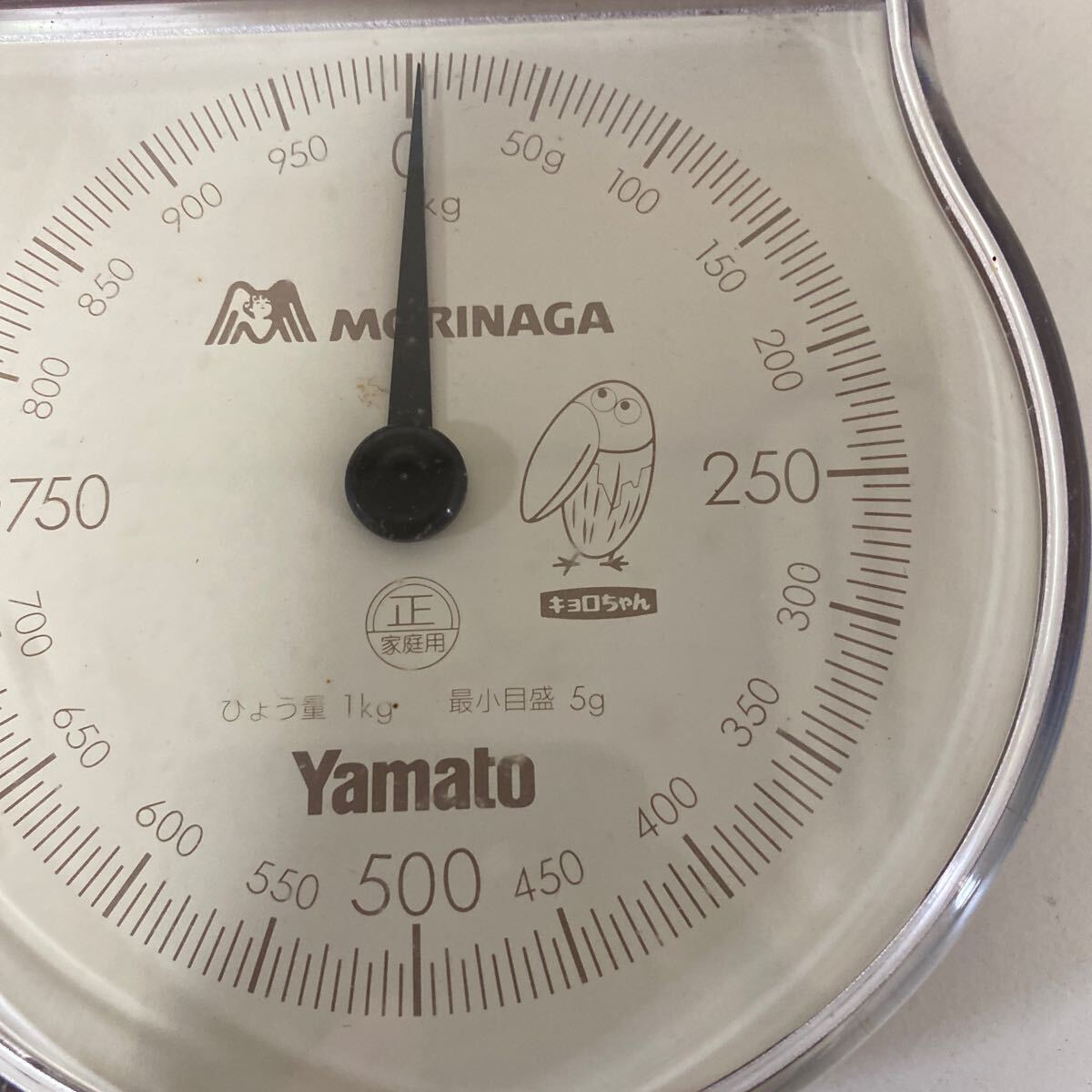 【昭和レトロ】キョロちゃんスケール 1kg迄 最小目盛り5g 森永 Yamato 現状品 の画像2