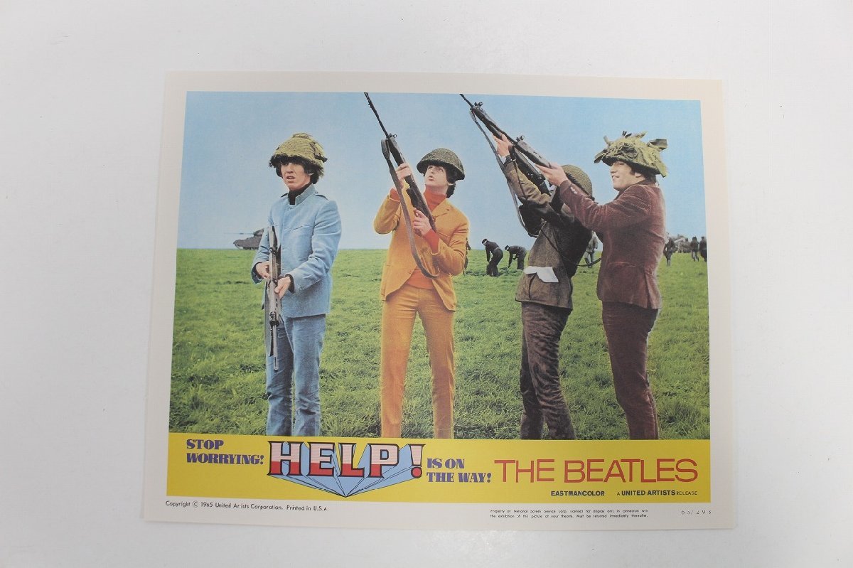 THE BEATLES ポスター 8枚セット STOP WORRYING! HELP! ビートルズ 3-G022/1/100の画像7