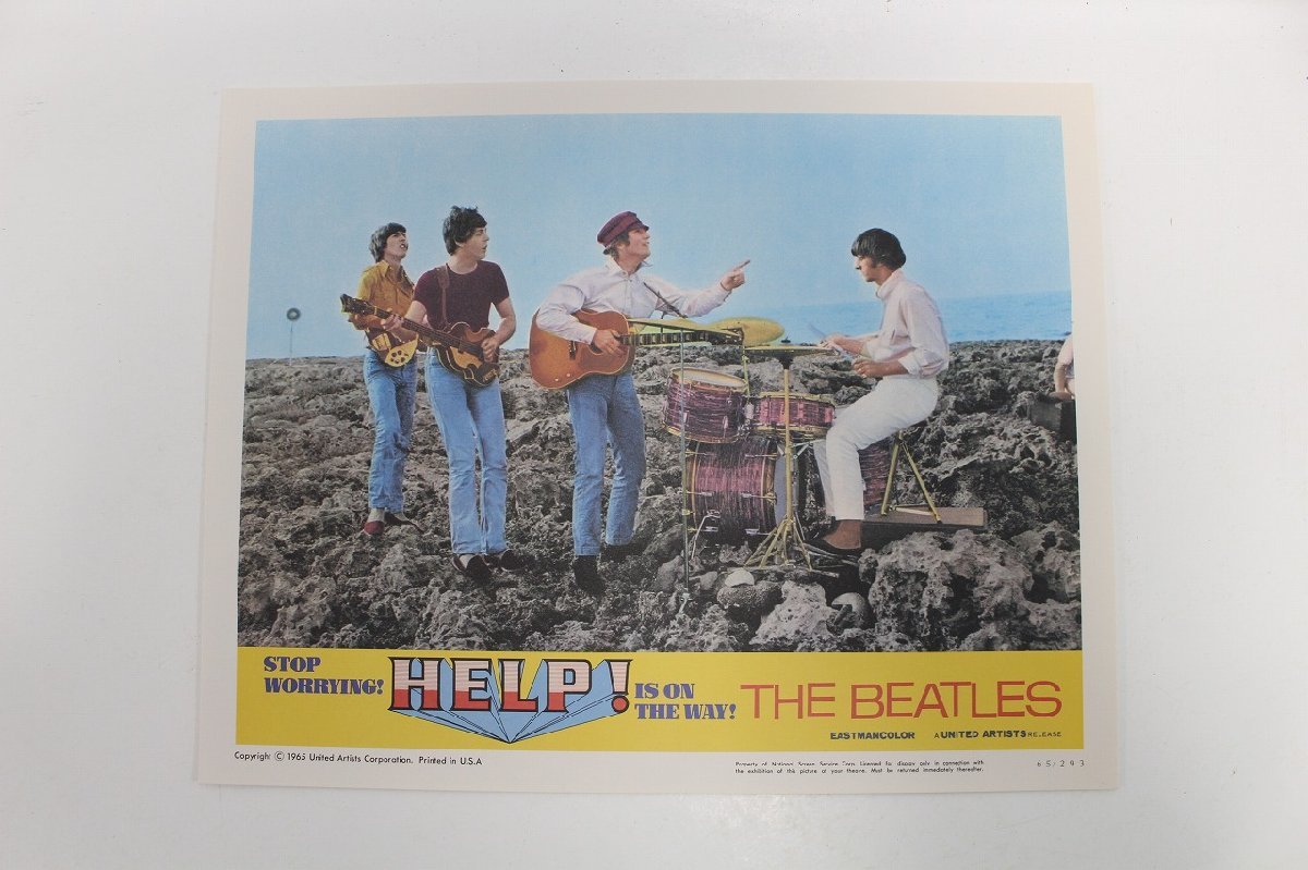 THE BEATLES ポスター 8枚セット STOP WORRYING! HELP! ビートルズ 3-G022/1/100の画像5
