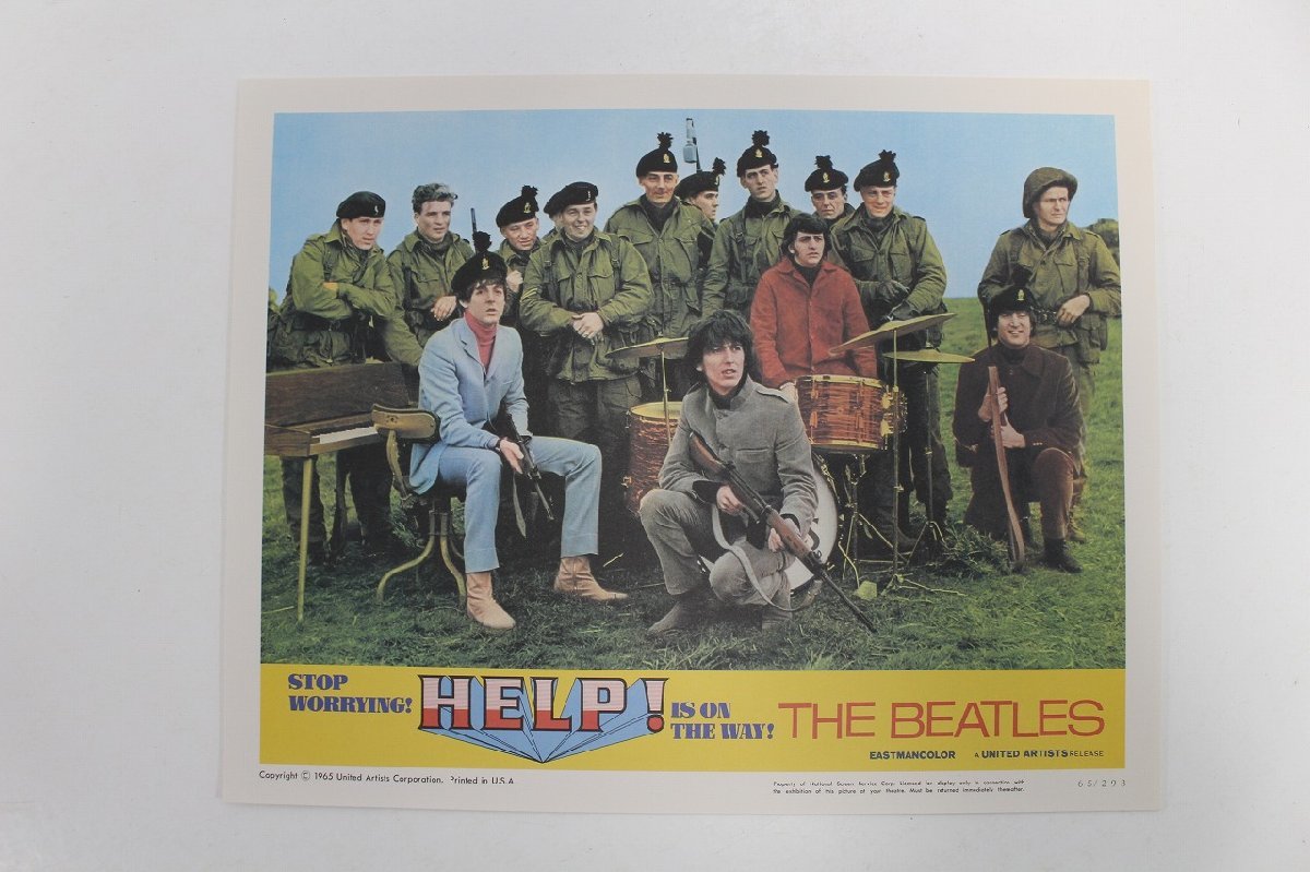 THE BEATLES ポスター 8枚セット STOP WORRYING! HELP! ビートルズ 3-G022/1/100の画像6