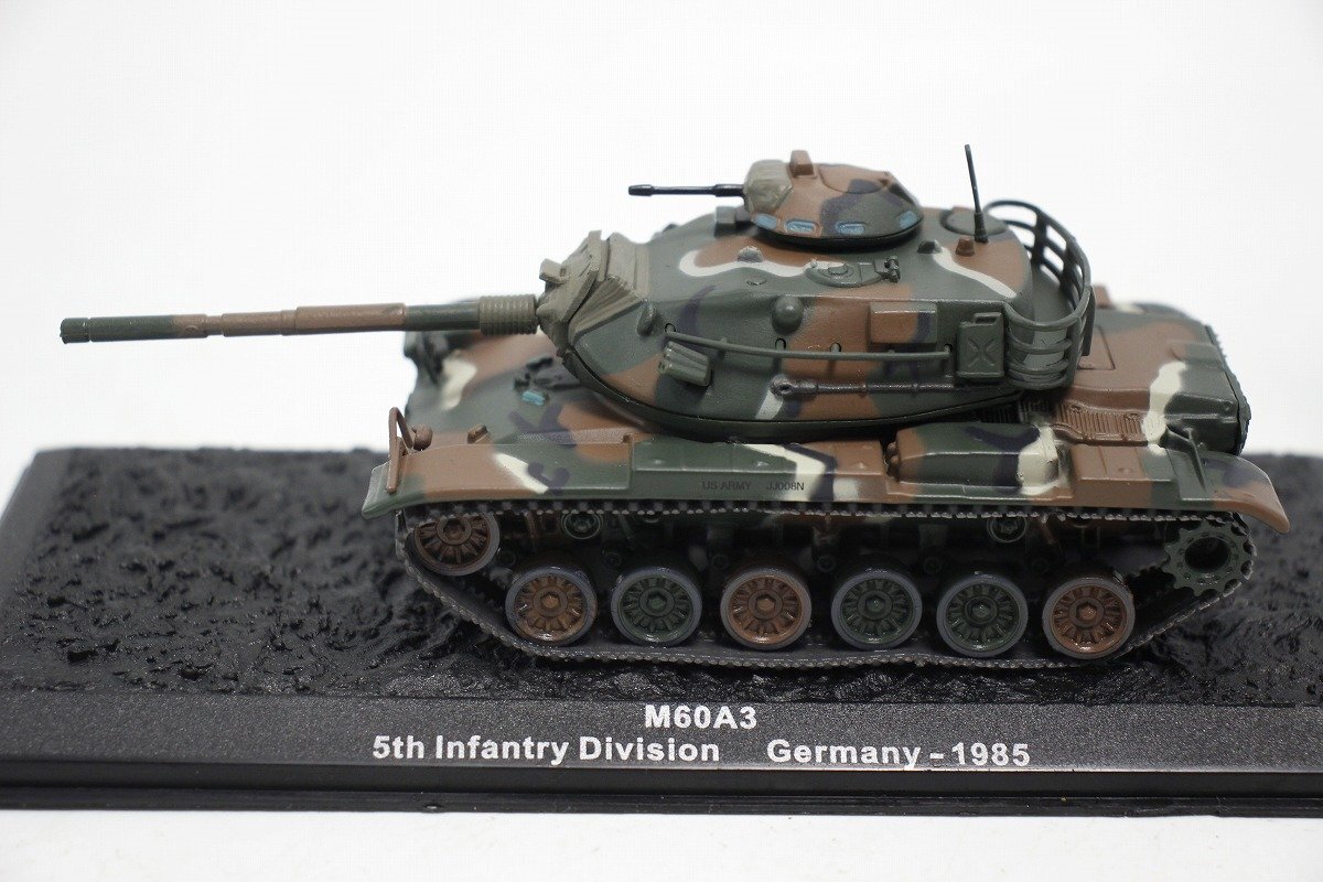 デアゴスティーニ コンバットタンクコレクション 戦車 M60A3 ドイツ M1A1HA イラク T-54 チェコスロバキア 他 全8種セット 3-E050/1/100の画像8