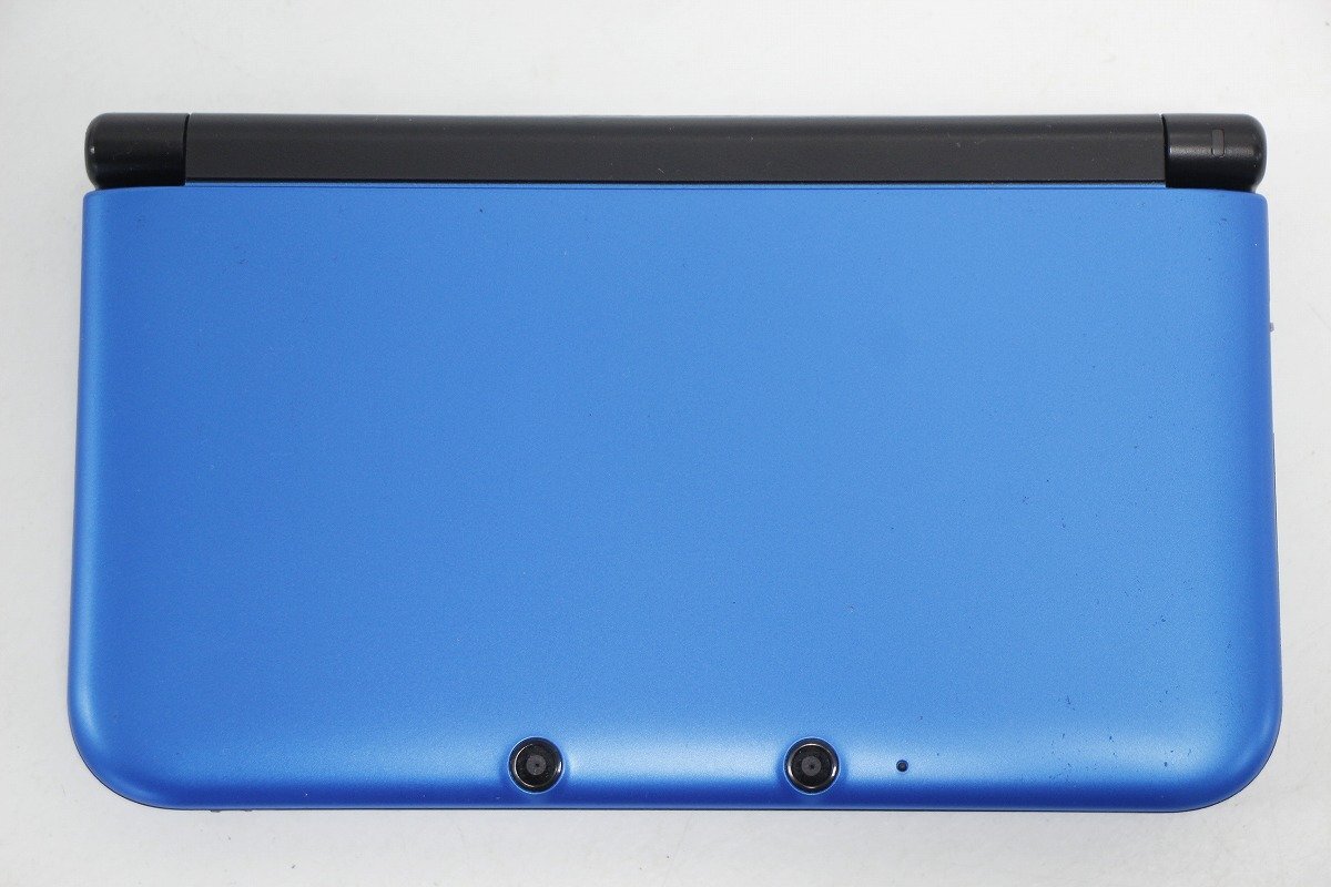 【1円～】 NINTENDO 3DS LL ニンテンドー3DS LL ブルー×ブラック 本体 モンスターハンター MH 4G X ソフト セット 3-E083Z/1/060_画像2