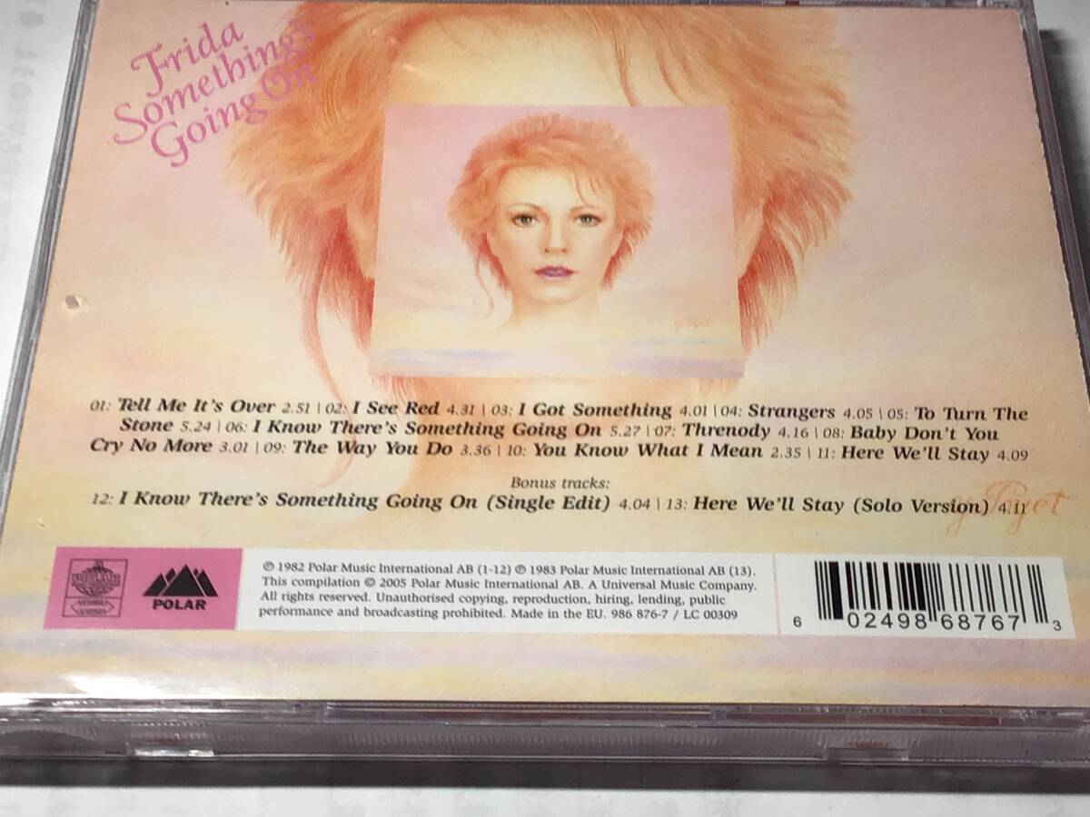 廃盤/リマスターCD/フリーダ(ABBA/アバ)/サムシングス・ゴーイング・オン　●プロデュース:フィル・コリンズ　送料¥180_画像2