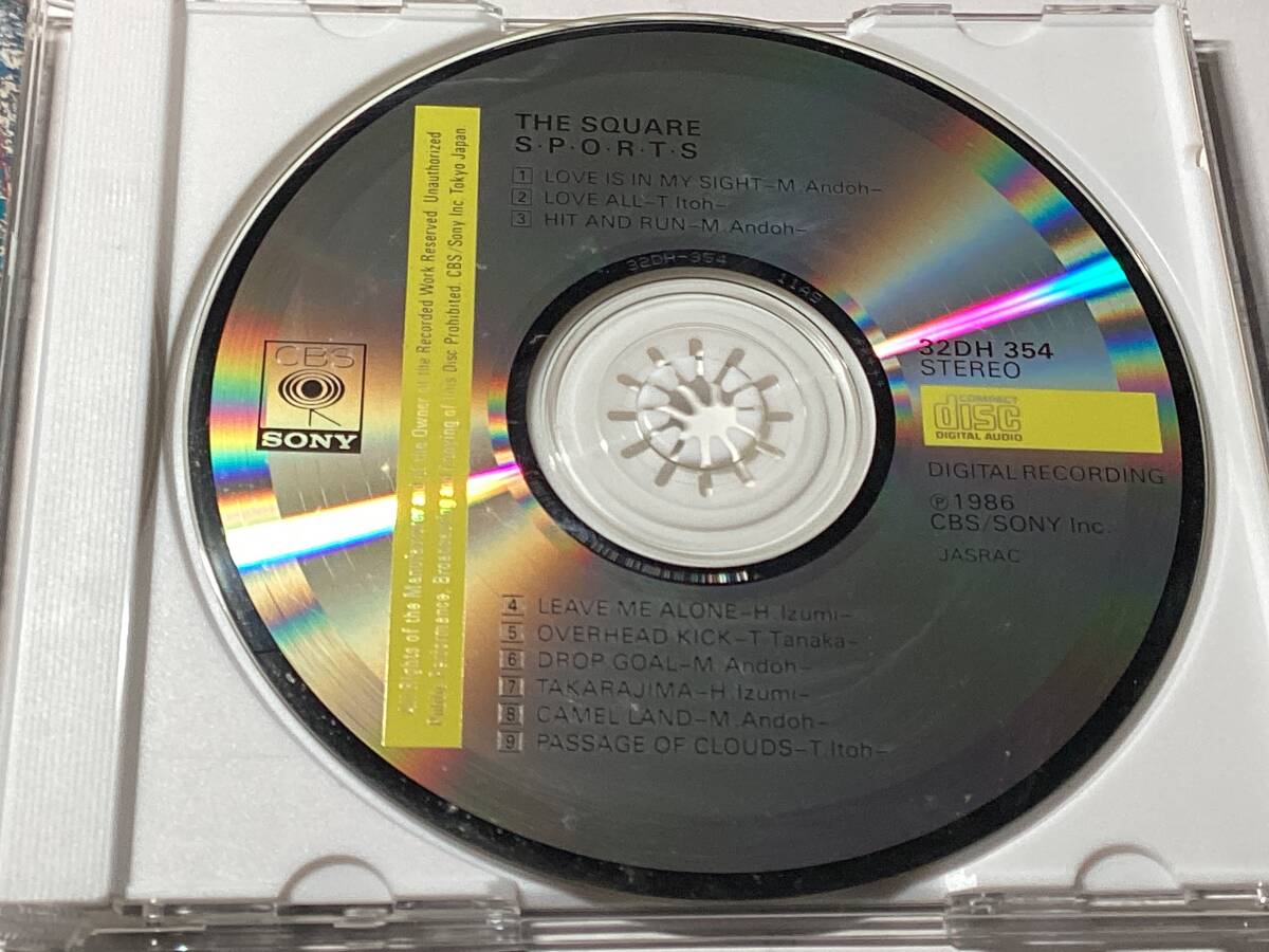 廃盤/国内盤CD/ザ・スクエア/スポーツ 送料¥180の画像7