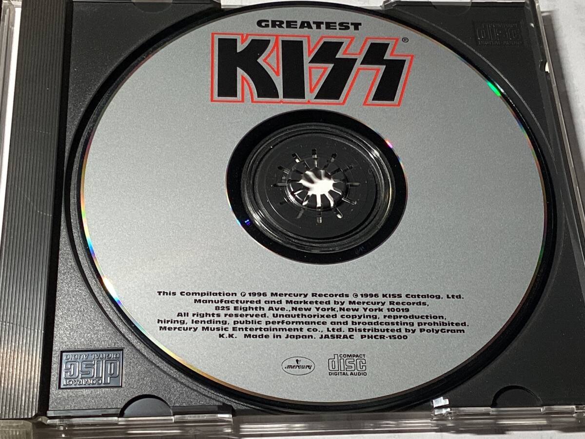 リマスター国内盤帯付CDベスト20曲/KISS/キッス/グレイテスト・キッス ♪ラヴィング・ユー・ベイビー/ベス/ハード・ラック・ウーマンの画像10