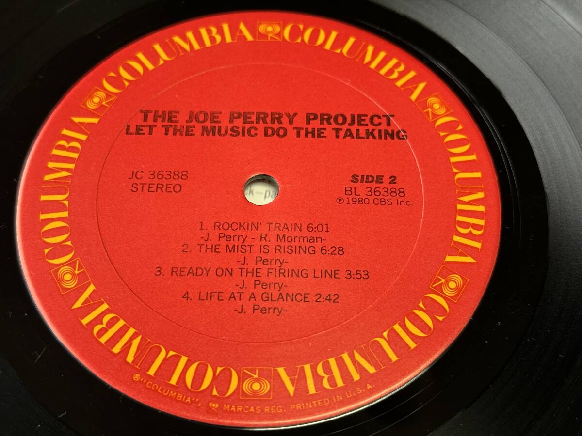 【LPレコード】let the music do the talking/joe perry/熱く語れ！/ジョー・ペリー【US盤】_画像10