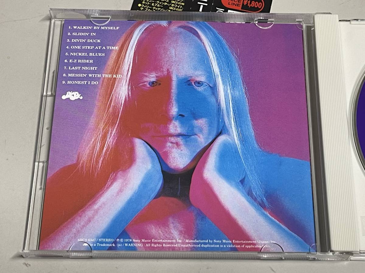 【CD美品】white, hot & blue/johnny winter/ホワイト、ホット＆ブルー/ジョニー・ウィンター【日本盤】の画像3