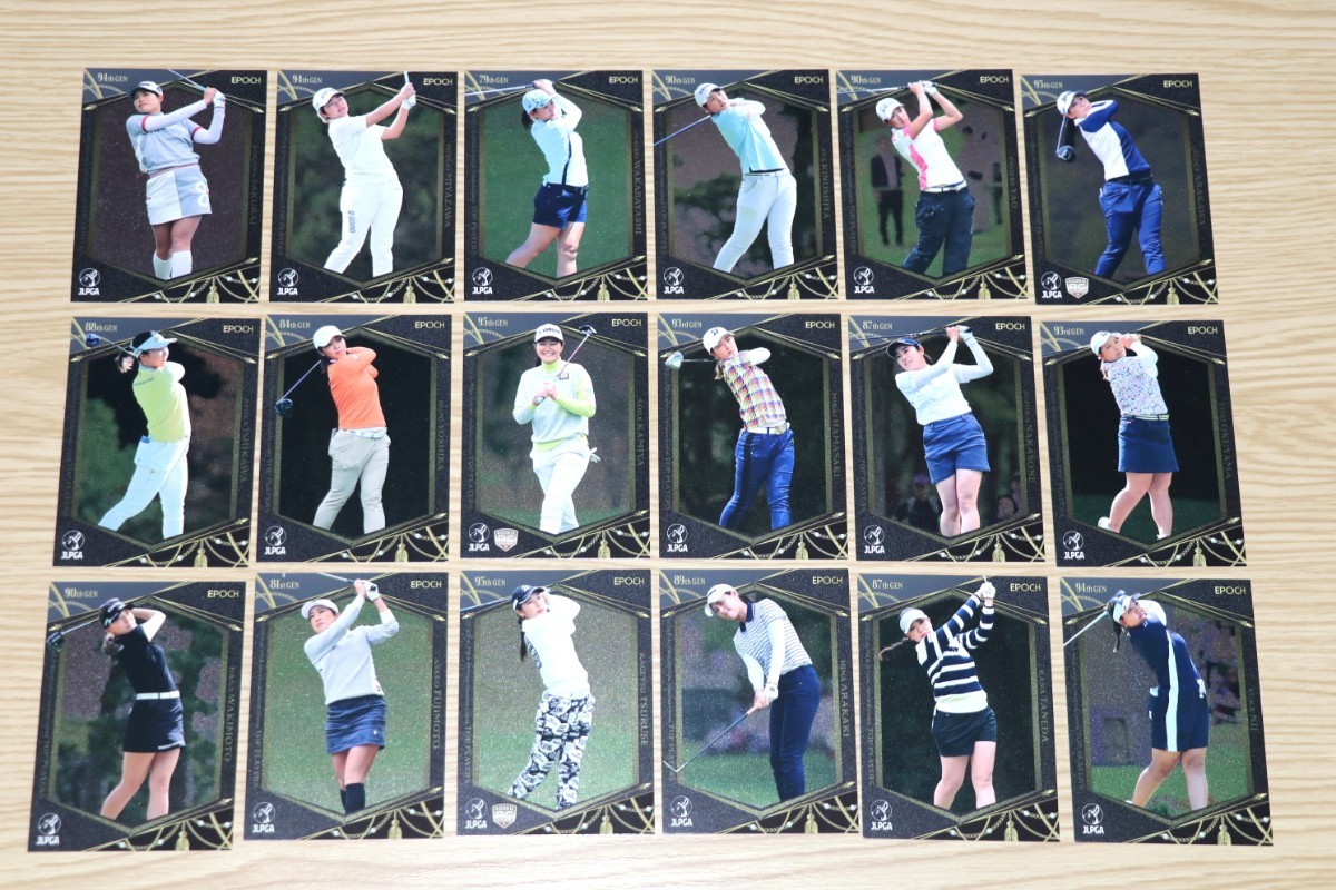 2023 JLPGA TOP PLAYERS 女子ゴルフ カード レギュラーカード 全89枚 渋野日向子 吉田優利 安田祐香 西村優菜 など_画像4