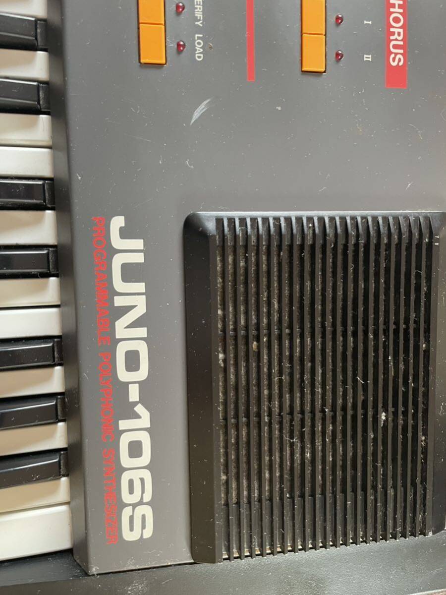 Roland ローランド JUNO-106S 現状品　通電のみ済み　動作未確認　ジャンク_画像5