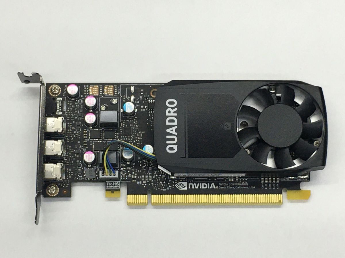 【即納/送料無料】 NVIDIA QUADRO P400 GDDR5/ 2GB/ Mini DisplayPort×3 /最大3画面 【中古品/動作品（DQ10ベンチ確認済）】 (GP-N-038)_画像4