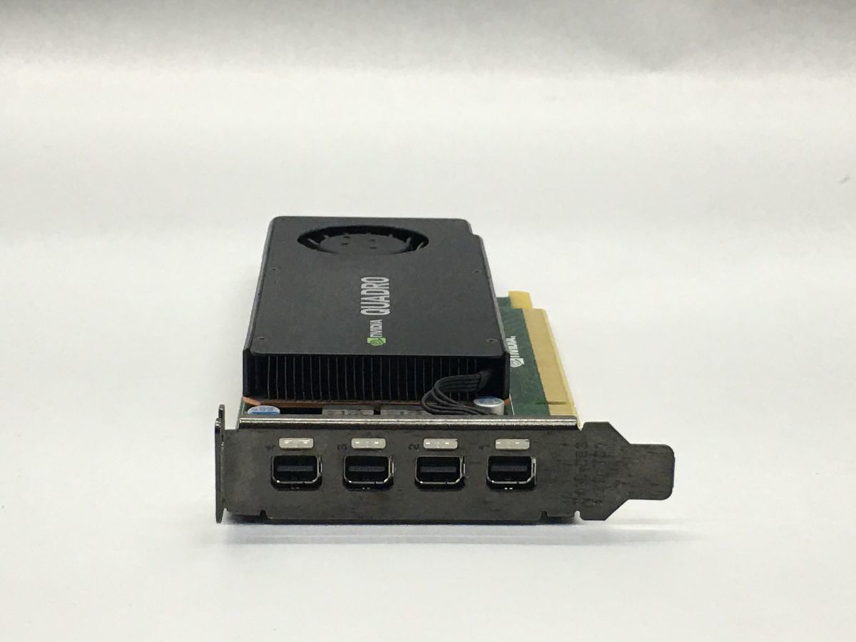 【即納/送料無料】NVIDIA QUADRO K1200 GDDR5/ 4GB/ Mini DisplayPort×4 / 最大4画面 【中古品/動作品（DQ10ベンチ確認済）】 (GP-N-037)_画像3