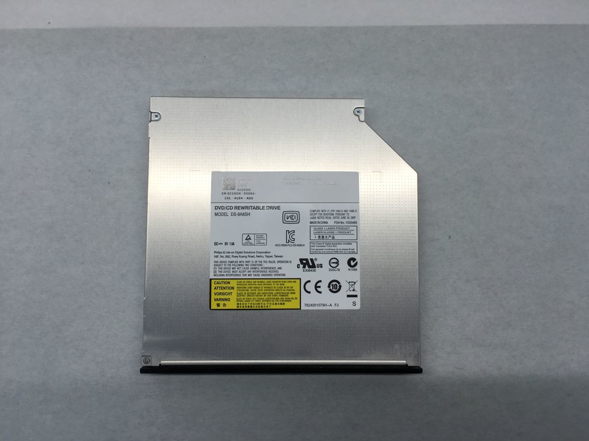 【即納/送料無料】 12.7mm DVDマルチドライブ 内蔵型 SATA 【中古品/動作品】 (DR-O-054)_画像2