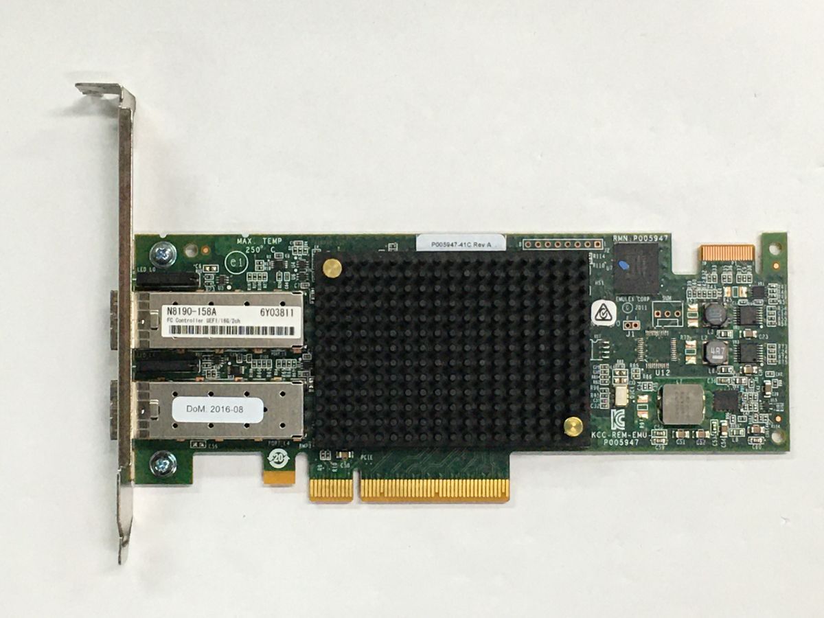 【即納/送料無料】 NEC N8190-158A Fibre Channel コントローラ UEFI/16G/2ch 【中古パーツ/現状品】 (SV-N-350)