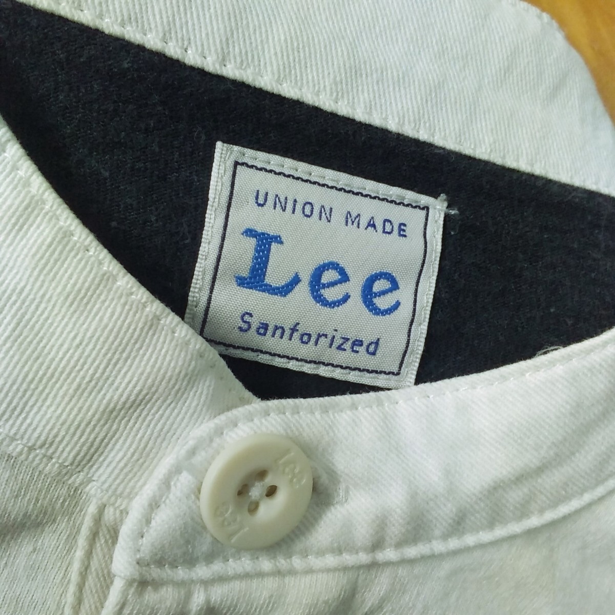 Lee × E hyphen world gallery 長袖/ボーダーシャツ ラガーシャツ(F)_画像3