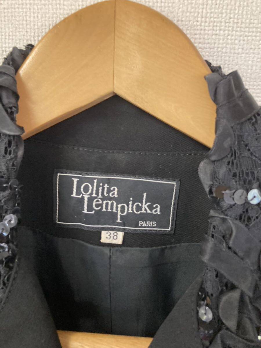 90’s Lolita Lempickaデザインジャケット 黒38_画像3