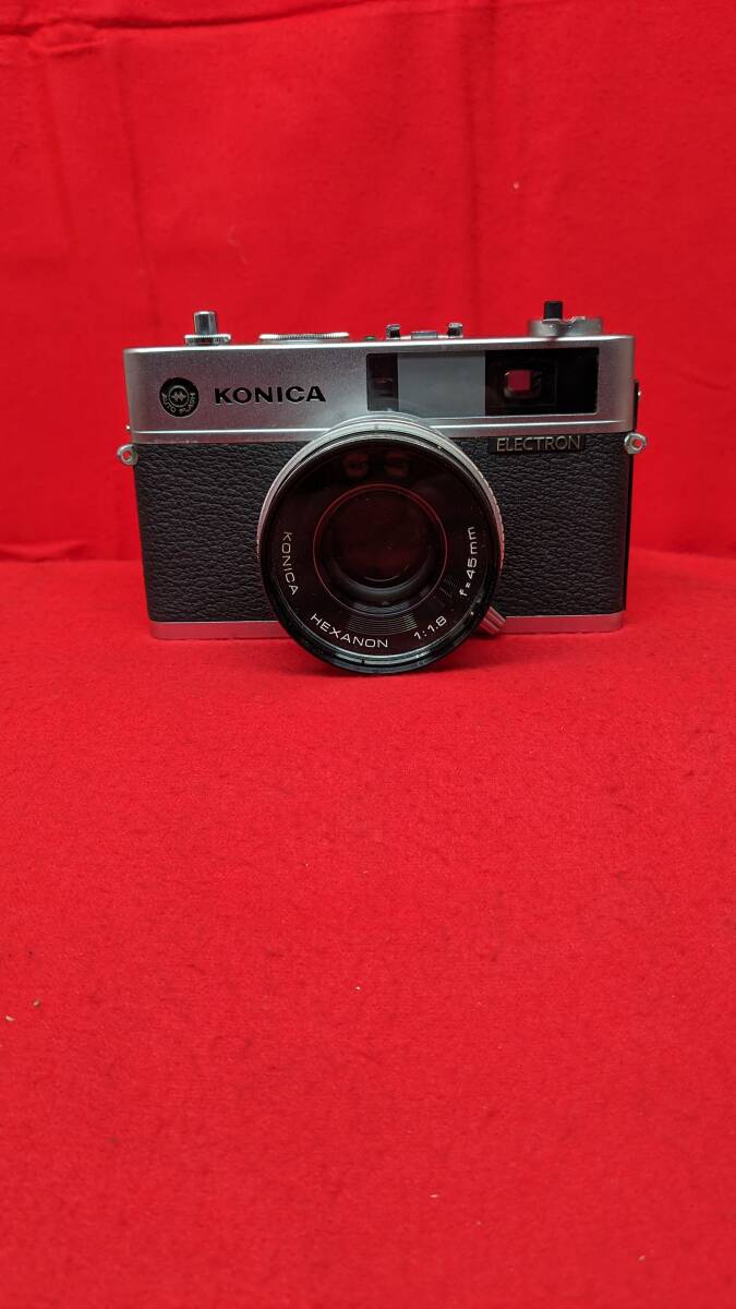 ★☆アンティークカメラ　Konica ELECTRON　レンジファインダーカメラ　フィルムカメラ　撮影未実施　ジャンク（60）　☆★_画像2