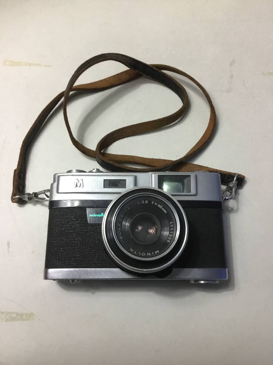 ★☆アンティークカメラ　ミノルタ　MINOLTA A3　レンズシャッター機レンジファインダーカメラ　動作未確認　ジャンク（60）　☆★_画像1