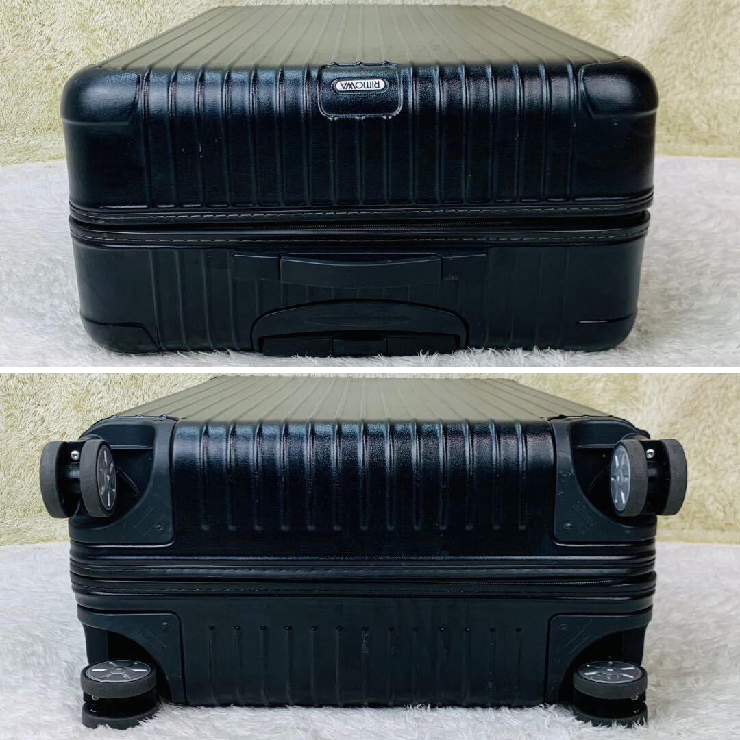 【美品】RIMOWA リモワ SALSA サルサ 最大容量 104L 4輪 MW TSAロック マットブラック 艶消し黒 超軽量 キャリー バッグ スーツ ケース_画像5