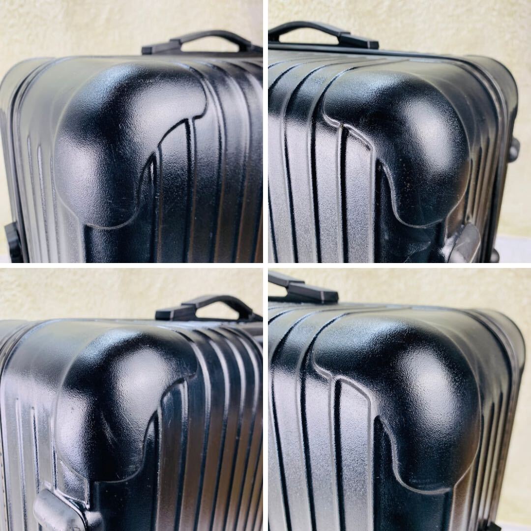 【美品】RIMOWA リモワ SALSA サルサ 最大容量 104L 4輪 MW TSAロック マットブラック 艶消し黒 超軽量 キャリー バッグ スーツ ケース_画像6