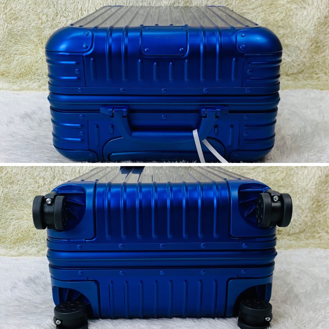 現行【新品未使用】RIMOWA リモワ ORIGINAL オリジナル CABIN キャビン 35L 機内持ち込み Marine マリン ブルー 青 スーツ ケース キャリー_画像5