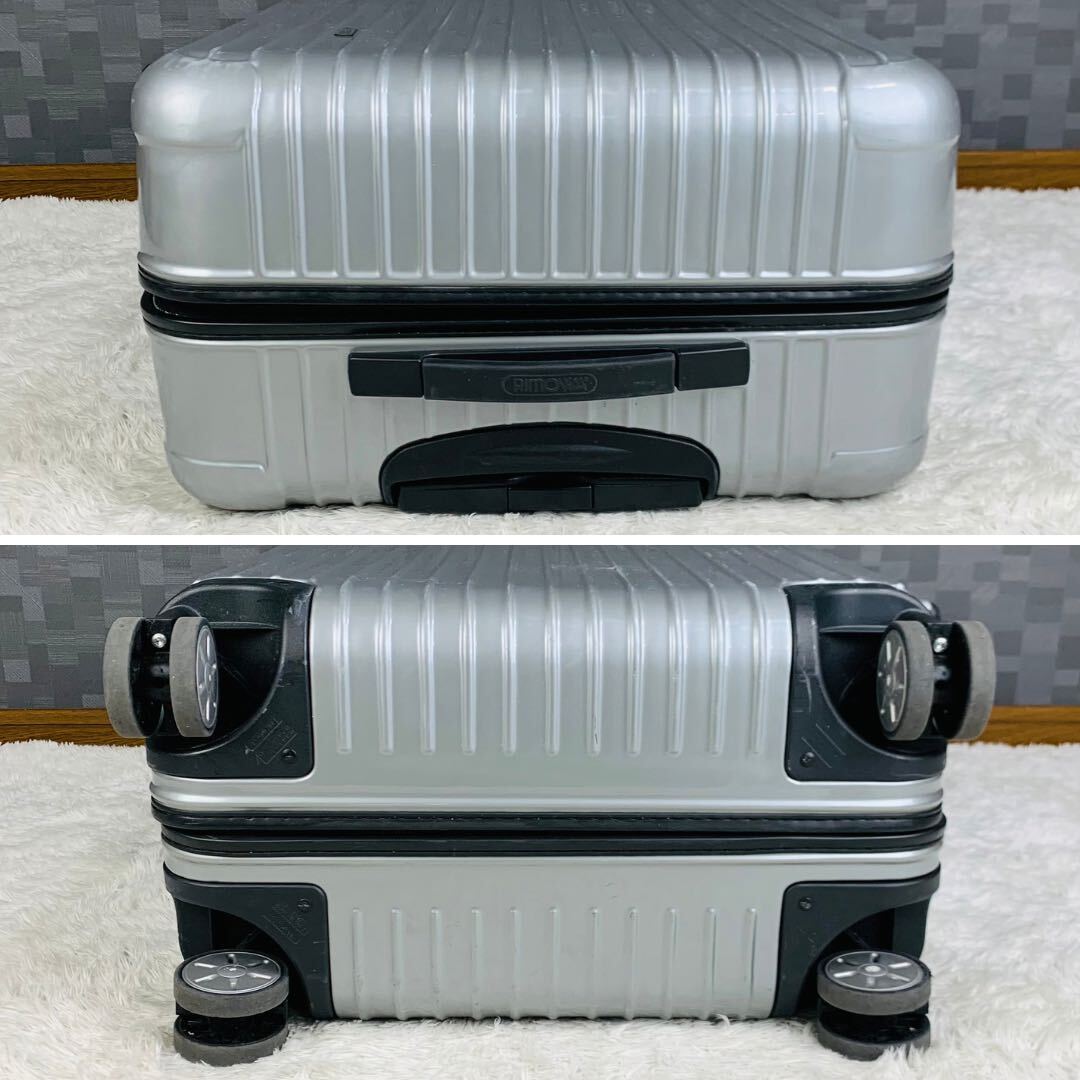 【人気モデル】RIMOWA リモワ SALSA サルサ 大容量 82L 4輪 TSAロック シルバー 銀 グレー系 エッセンシャル チェックインL キャリーケース_画像5