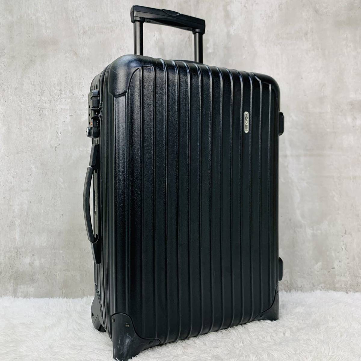 【人気モデル】RIMOWA リモワ SALSA サルサ 35L 機内持ち込み可能 2輪 マットブラック 黒 キャビントローリー スーツケース キャリーバッグ_画像1