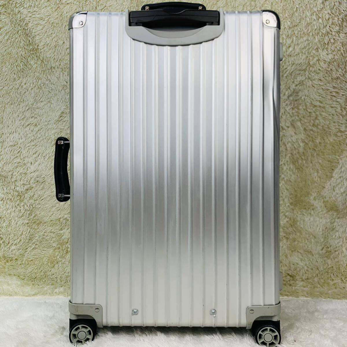 [ прекрасный товар ]RIMOWA Rimowa CLASSIC FLIGHT Classic полет 60L 4 колесо MW TSA блокировка проверка in M aluminium чемодан дорожная сумка 