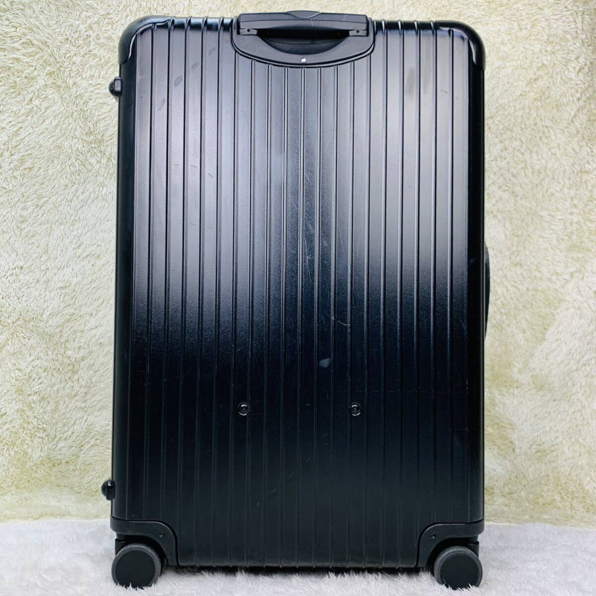 【人気モデル】RIMOWA リモワ SALSA サルサ 最大容量 104L 4輪 MW マットブラック 艶消し黒 超軽量 キャリー スーツ ケース チェックイン_画像4