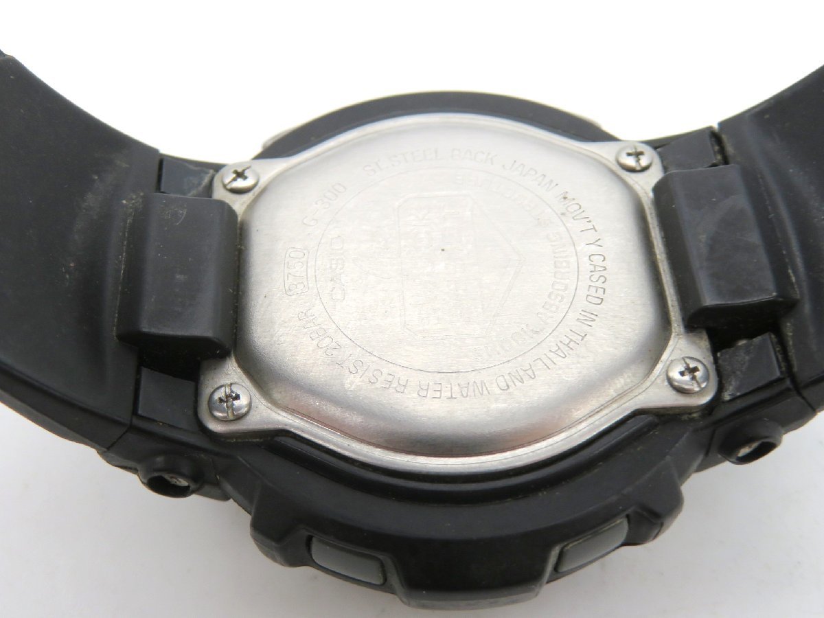 1円◆稼働◆ カシオ G-300 デジタル クオーツ メンズ 腕時計 M916_画像5