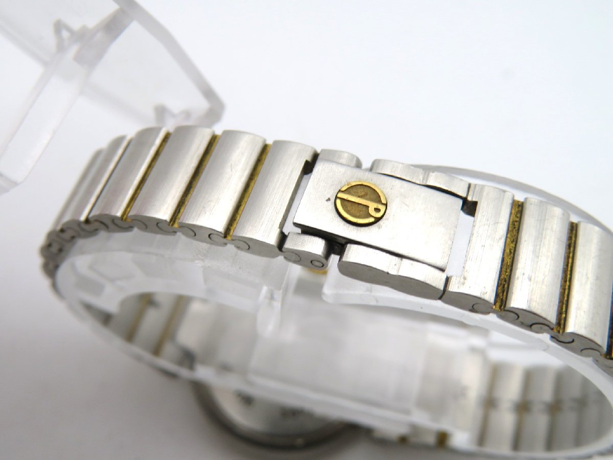 1円■ジャンク■ ダンヒル ミレニアム ホワイト クオーツ レディース 腕時計 K28701_画像4