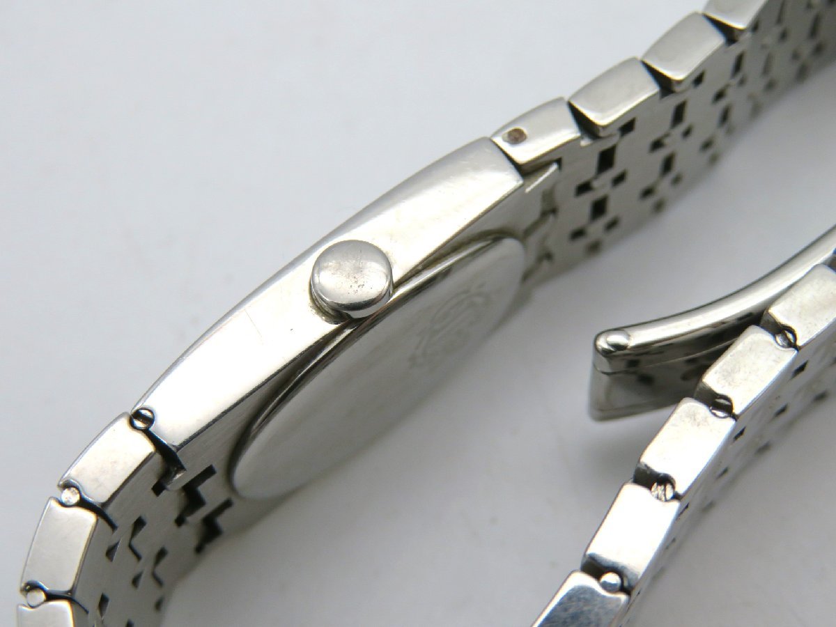 1円◆稼働◆ Dior D70-100 シルバー クオーツ レディース 腕時計 M937_画像2