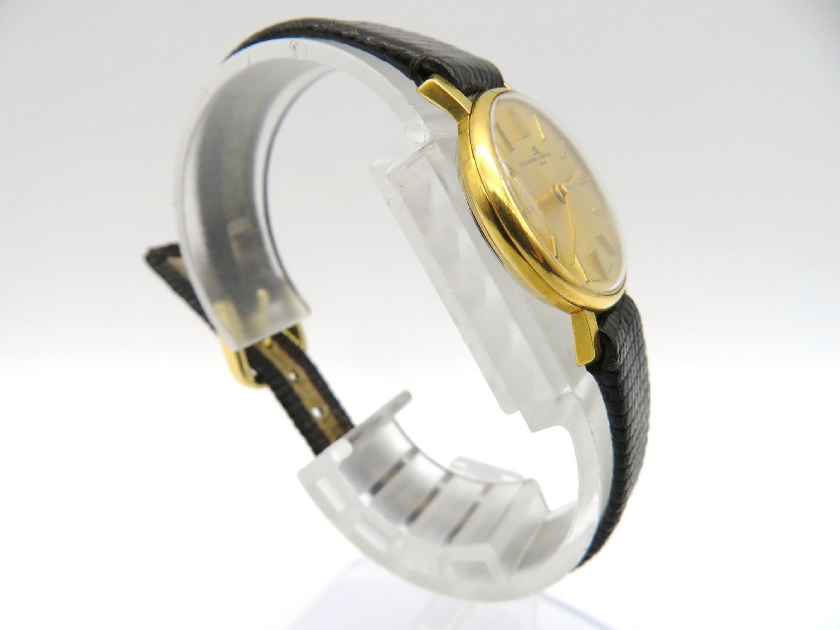 1円◆稼働◆ ボーム＆メルシェ ゴールド 手巻き レディース 腕時計 K31102_画像3