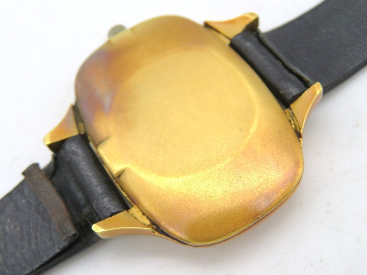 1円◆稼働◆ オメガ デビル ゴールド 手巻き ユニセックス 腕時計 K76703の画像3