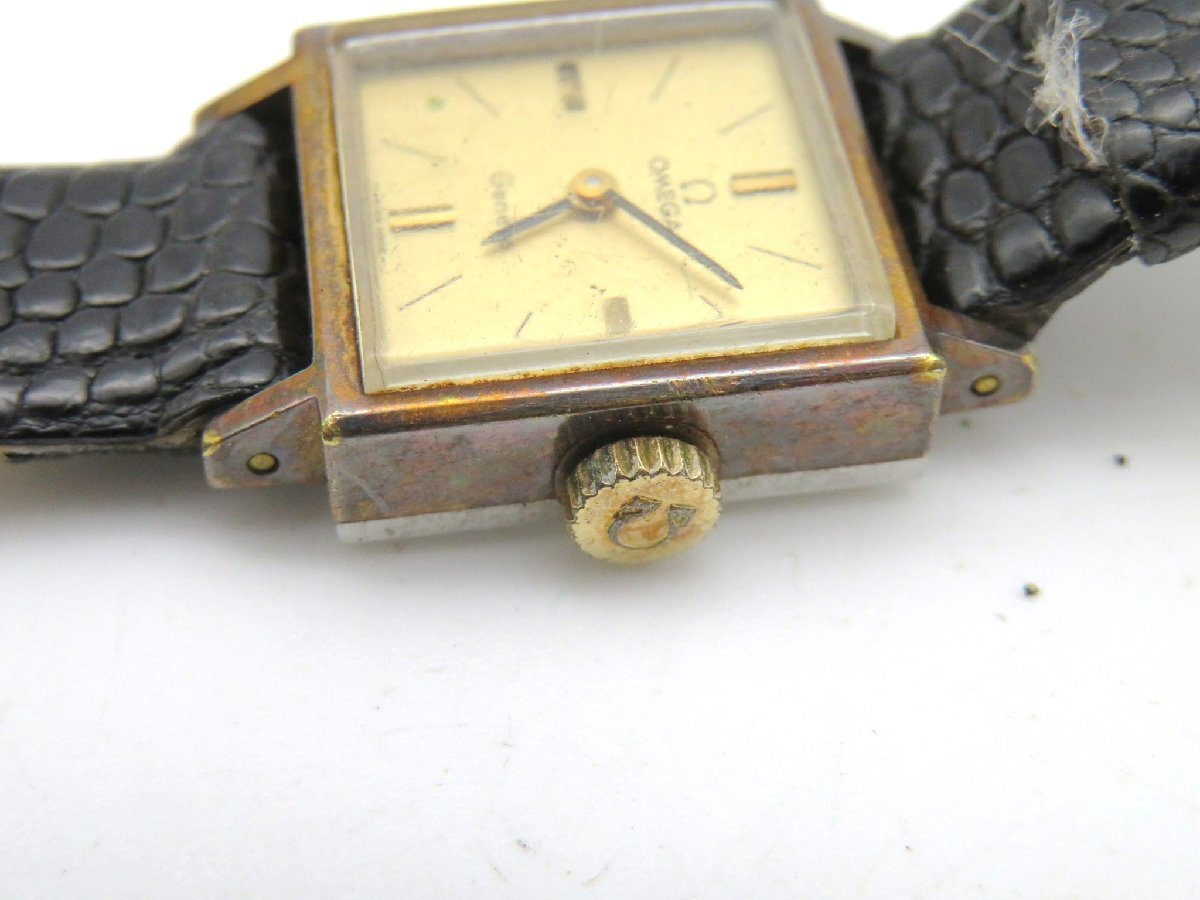 1円■ジャンク■ ロンジン ゴールド クオーツ ユニセックス 腕時計 K73807の画像2