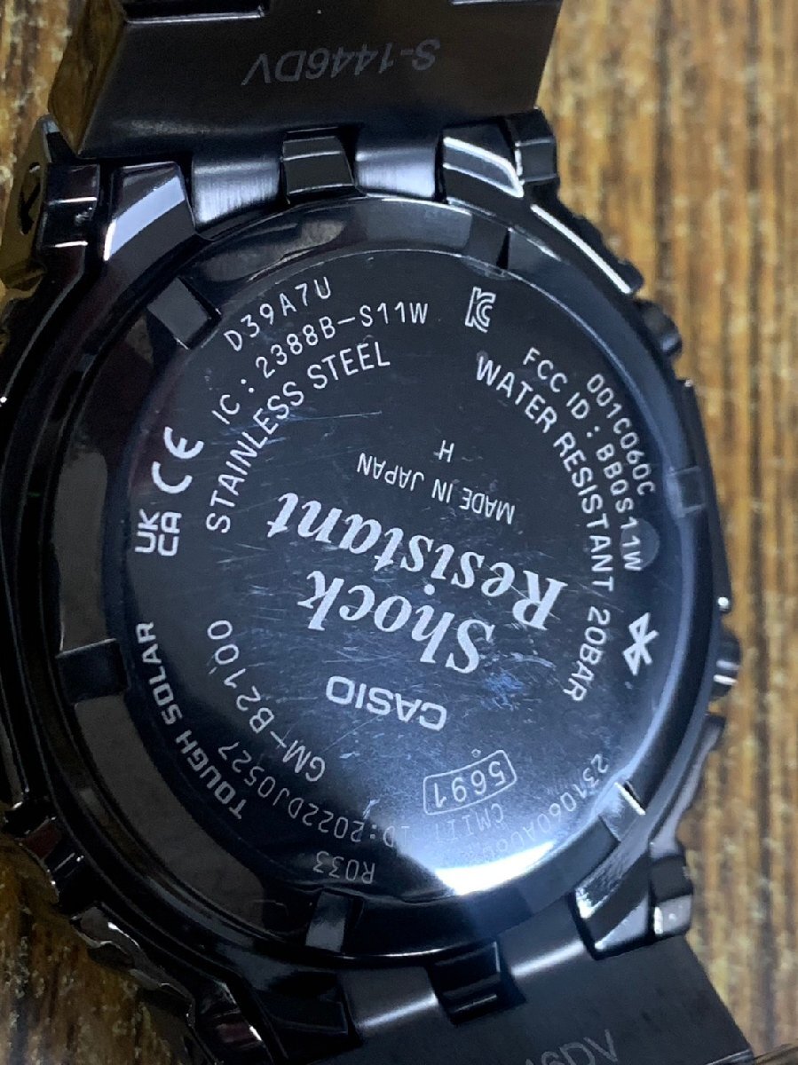 1円◇稼働◇　カシオ　GM-B2100　ブラック　クオーツ　メンズ　腕時計　　N998_画像2