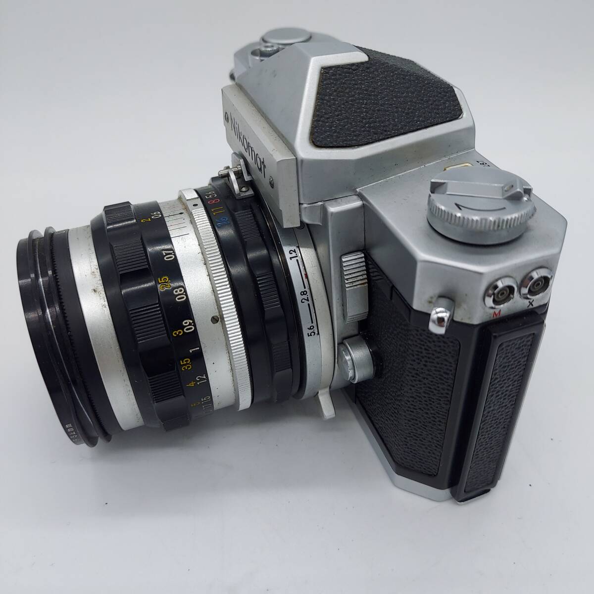 ★Nikon ニコン Nikomat ニコマート FTN NIKKOR-H Auto 1:2. f=50mm 一眼レフ フィルムカメラ シャッター可能 ジャンク (5859)_画像3