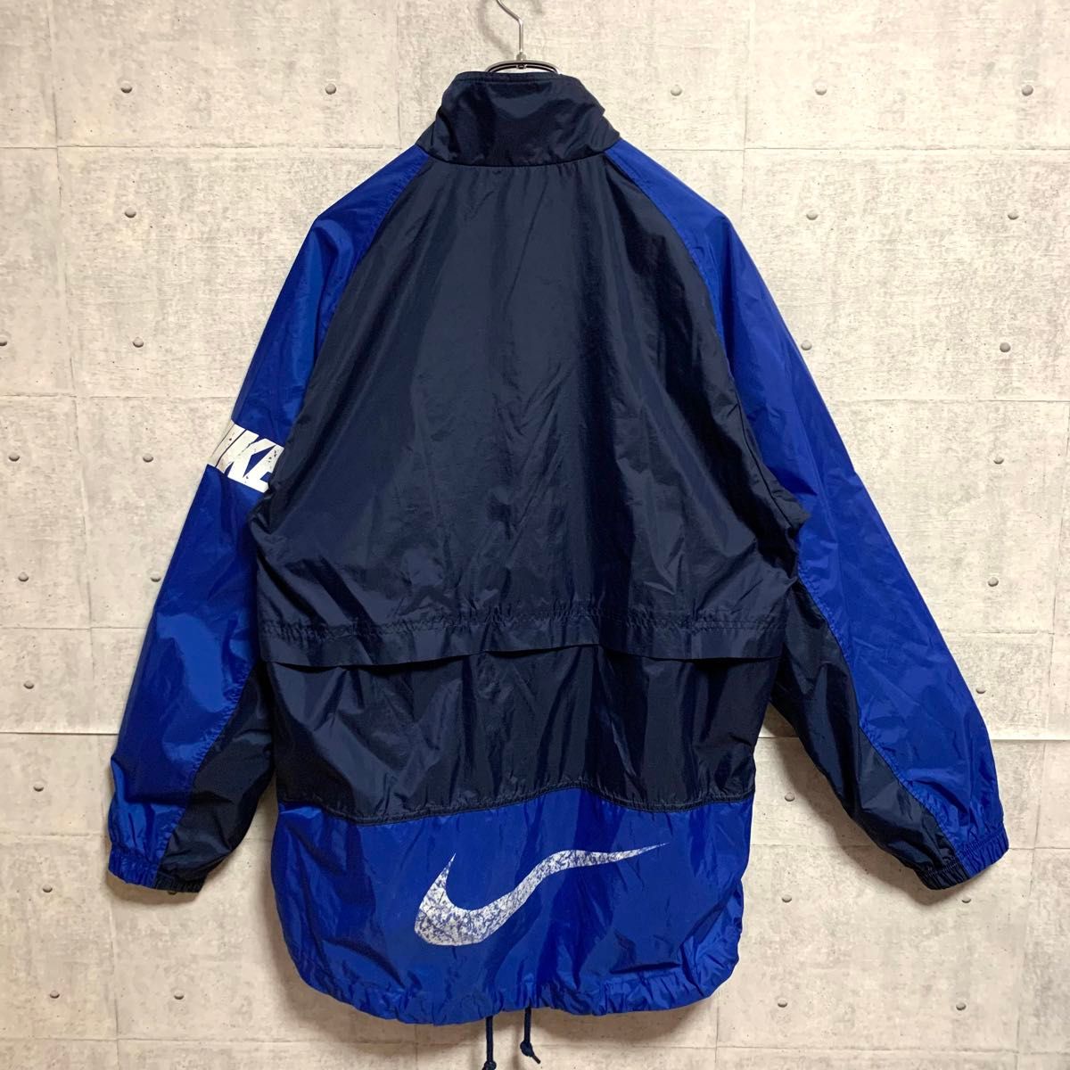 NIKE ナイロンジャケット ウインドブレーカー 90s 銀タグ ヴィンテージ