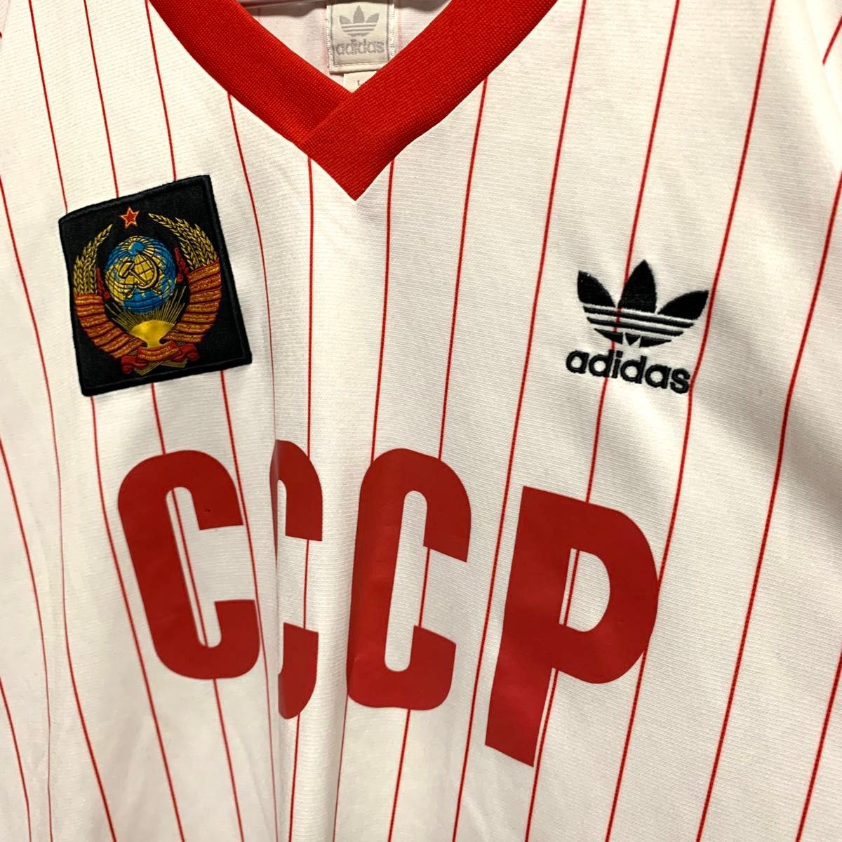 00s adidas 旧ソ連代表 ユニフォーム ゲームシャツ サッカーシャツ