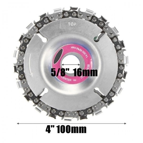 B05 チェンソー グラインダー 替刃セット100mm/サンダー/刃/スチール/ハスクバーナ/座グリカッター/木材/材木/チェーンソー/木工/彫刻/DIYの画像2