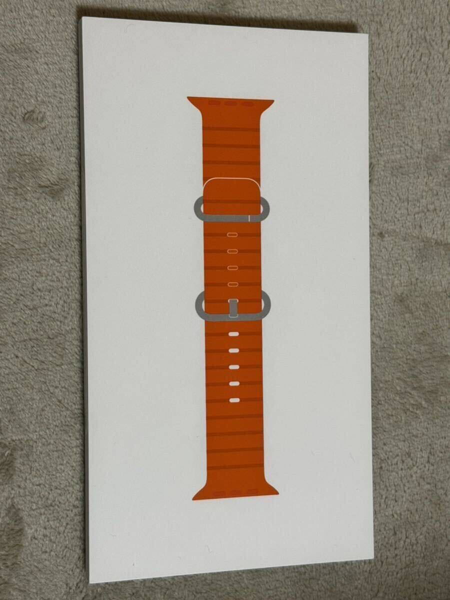 【★1円スタート★】 Apple Watch Ultra 2Cellularモデル チタニウム 49mm オーシャンバンドオレンジ_画像5