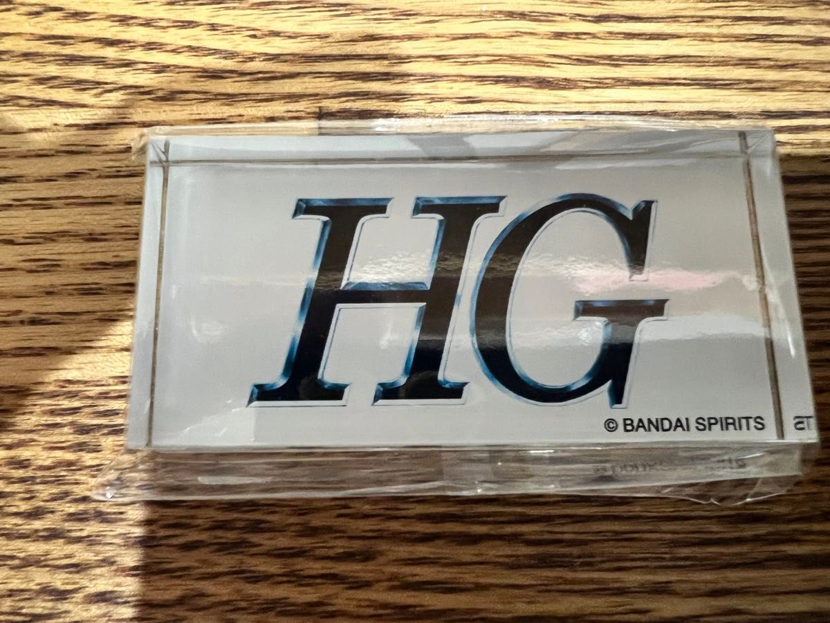 未開封新品 ガンダムベース限定　アクリルブランドロゴ　HG RG MG 3個セット