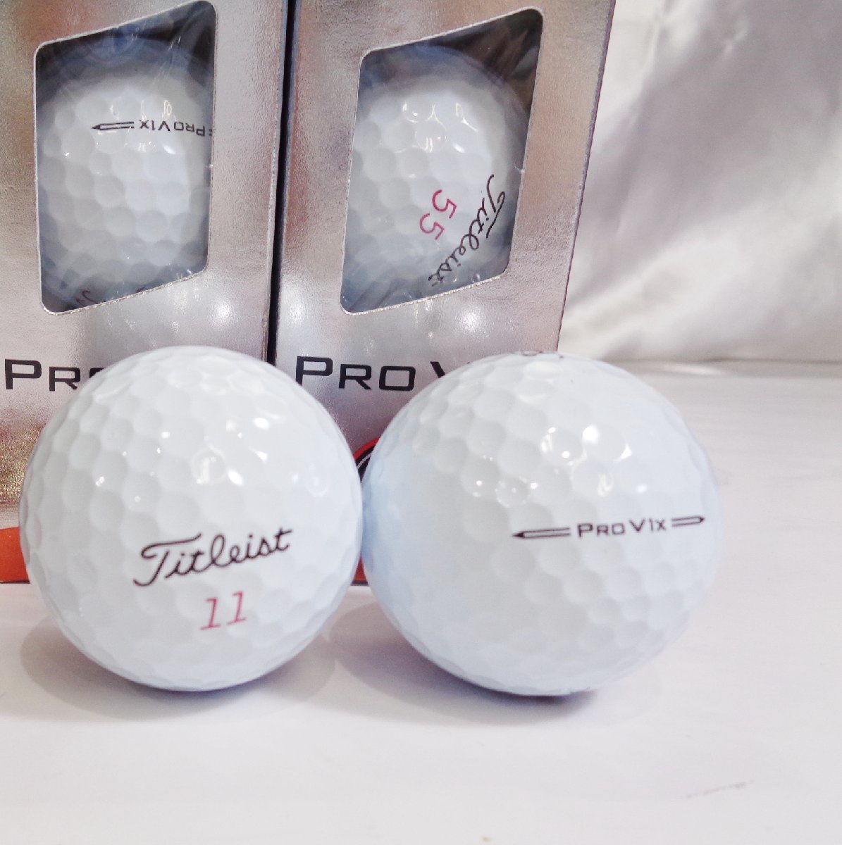 2023 タイトリスト■ PROV1x プロV1xボール ダブルナンバー ホワイト■3スリーブ( マーカー１個付き)_画像2