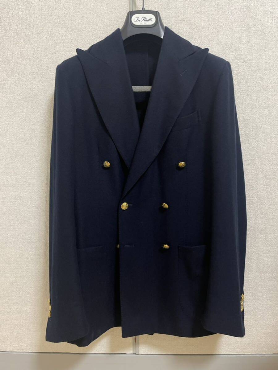 DE PETRILLO デペトリロ ジャケット ダブル 46 カシミヤ DE PETRILLO デペトリロ ジャケット ダブル 46 カシミヤ