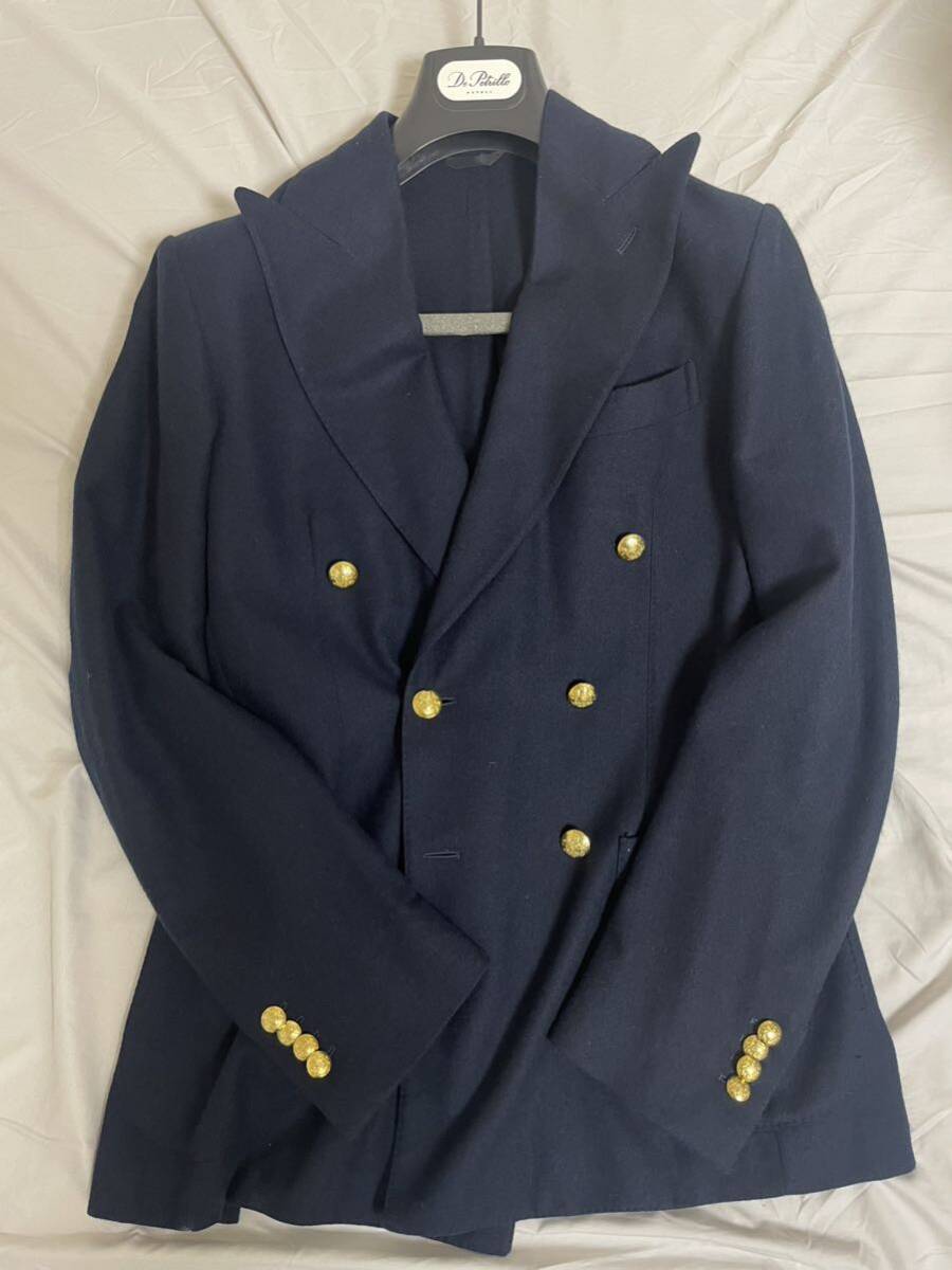DE PETRILLO デペトリロ ジャケット ダブル 46 カシミヤ DE PETRILLO デペトリロ ジャケット ダブル 46 カシミヤ