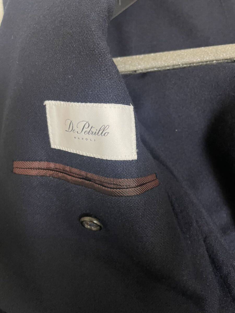 DE PETRILLO デペトリロ ジャケット ダブル 46 カシミヤ DE PETRILLO デペトリロ ジャケット ダブル 46 カシミヤ