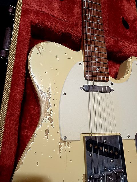 Select Capacitor abd BeldenWier Custom Relic Old Blond Telecaster _画像3