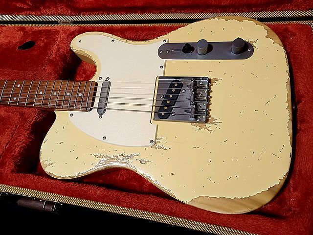 Select Capacitor abd BeldenWier Custom Relic Old Blond Telecaster _画像2